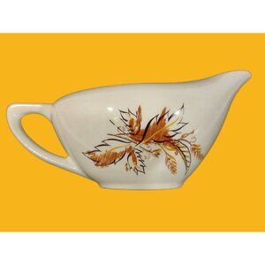 MCM Knowles Fine China Creamer # 52-9 Leaf Fall Design Vintage Caprice